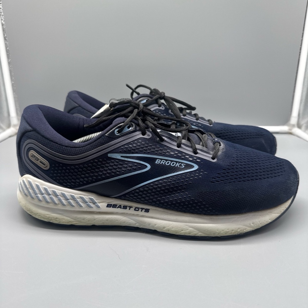 Brooks Beast GTS 23 men's athletic trainer sneaker shoes size‎ 12 Extra Wide